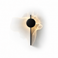 Wave Sculpture Wall Light