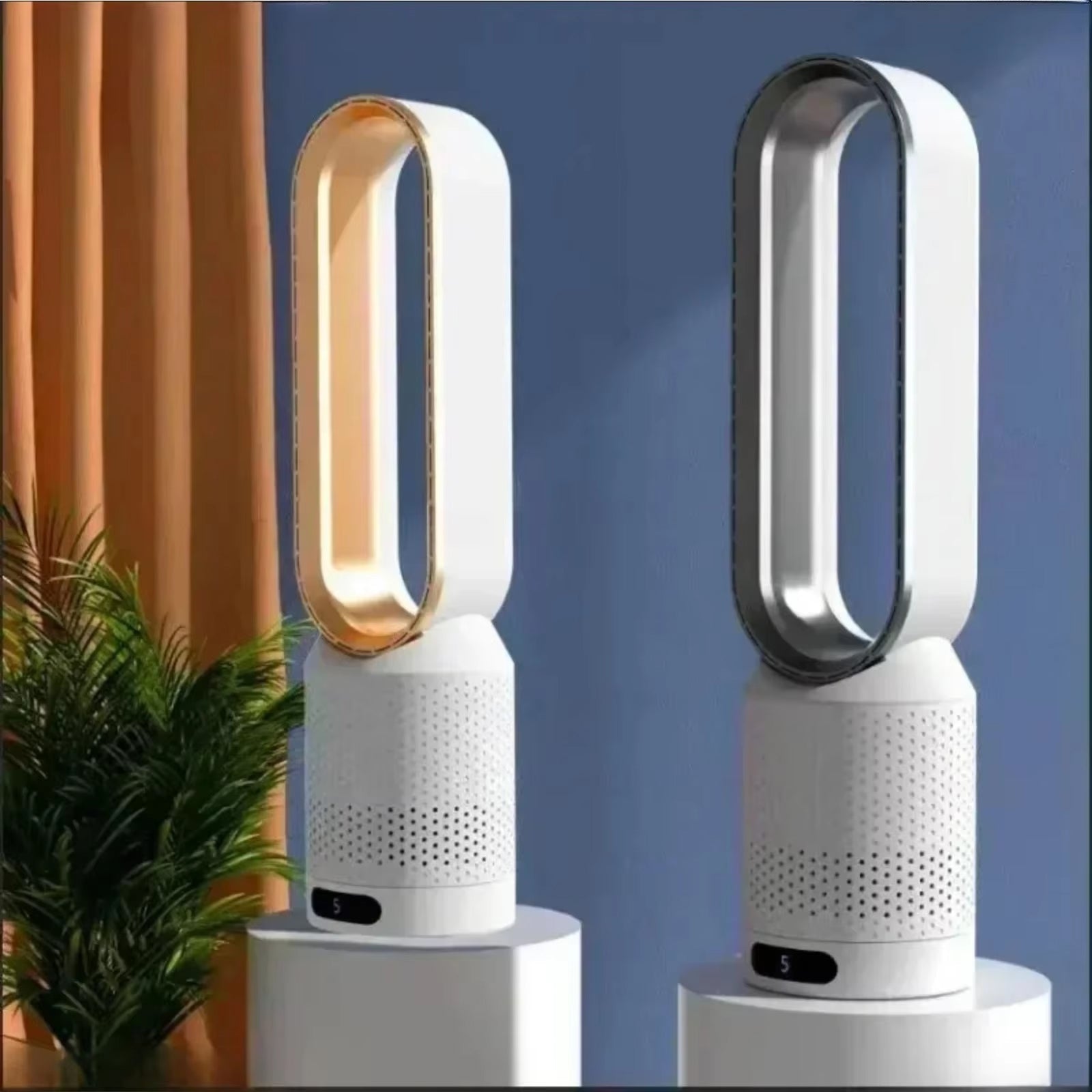 Whisparu Quiet Room Fan – Whole-Room Air Circulator, Full-Angle Oscillation & Whisper-Quiet Operation Mode