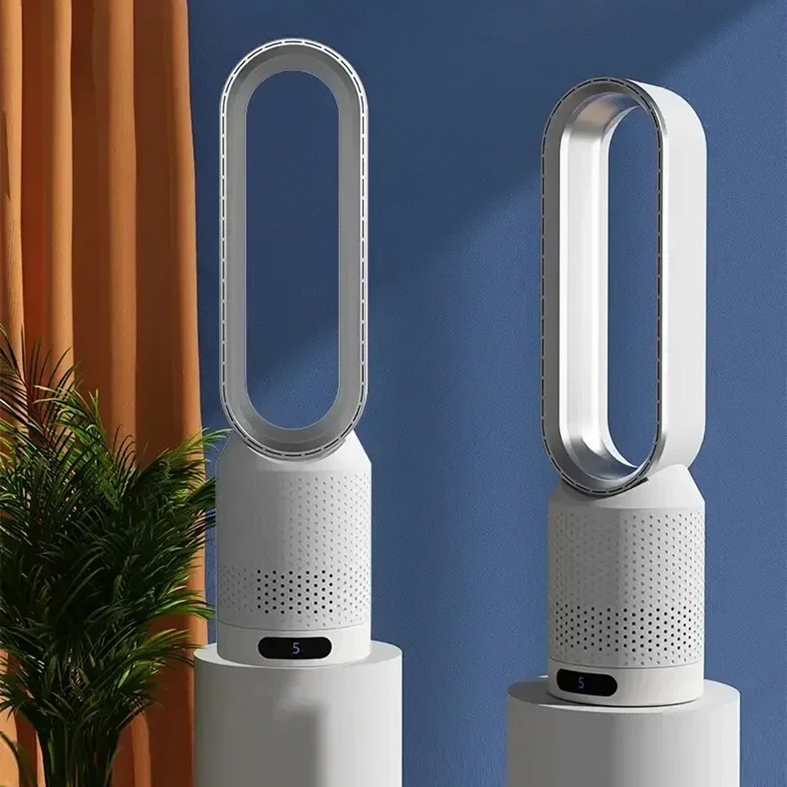 Whisparu Quiet Room Fan – Whole-Room Air Circulator, Full-Angle Oscillation & Whisper-Quiet Operation Mode