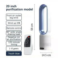 Whisparu Quiet Room Fan – Whole-Room Air Circulator, Full-Angle Oscillation & Whisper-Quiet Operation Mode